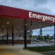 outside view of emergency room entrance - should I go to the ER after a car accident?